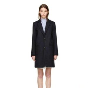 APC Carver Coat in Navy blue